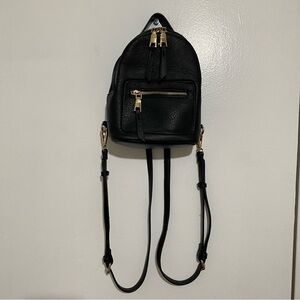 Elegant Black Leather Women's Bag